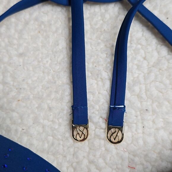 1009 NWT VS Essential Bombshell Add-2-Cups Diamanté Push-Up Bikini Top 32A - Picture 6 of 6